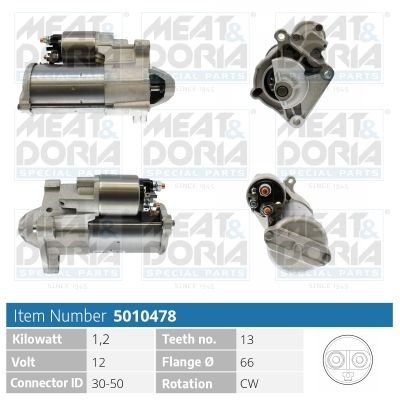Rozrusznik MEAT & DORIA 5010478
