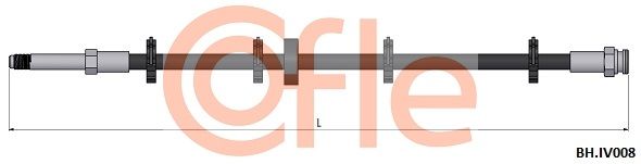 Przewód hamulcowy elastyczny COFLE 92.BH.IV008