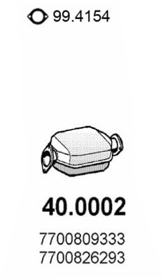 Katalizator ASSO 40.0002