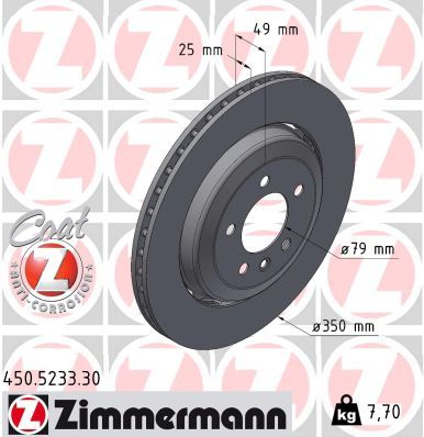 Disc frana ZIMMERMANN FORMULA S 450.5233.30