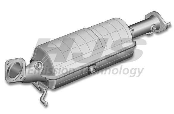 Filtr sadzy / filtr cząstek stałych, układ wydechowy hjs 93 44 5020 HJS RFL82055XA