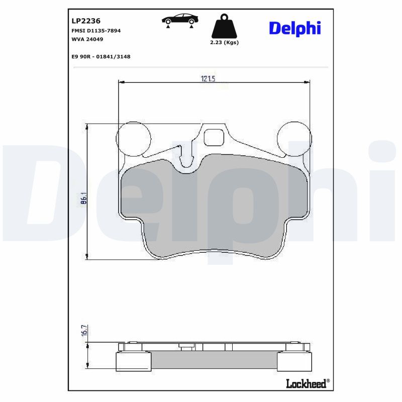 Piduriklotsi komplekt,ketaspidur