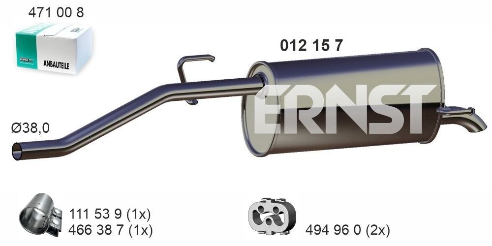 Toba esapament finala ERNST 012157