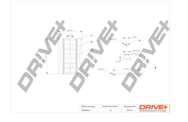 Filtr oleju DR!VE+ DP1110.11.0111