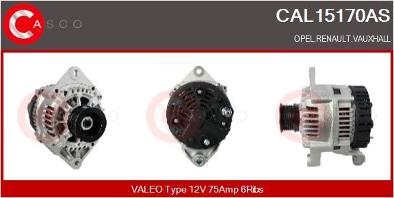 Levně generátor CASCO CAL15170AS