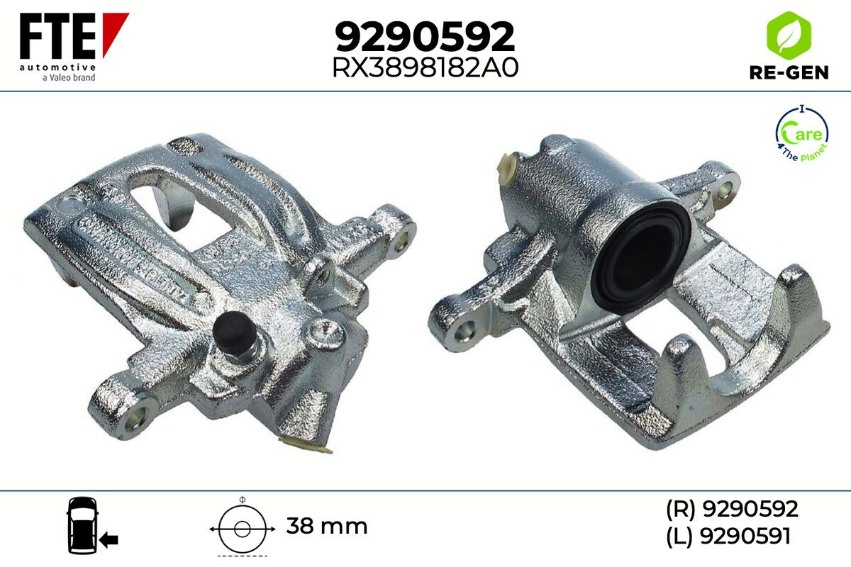 Etrier frana FTE 9290592