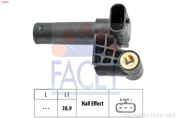 Senzor impulsuri, arbore cotit FACET OE Equivalent 9.0864