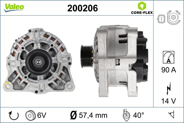 Alternator VALEO 200206
