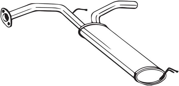 Tłumik końcowy BOSAL 135-133