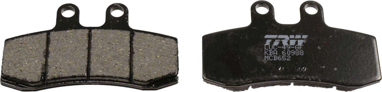 set placute frana,frana disc TRW MCB652