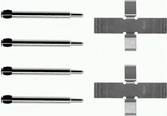 Zestaw akcesoriów, klocki hamulcowe HELLA 8DZ 355 203-441