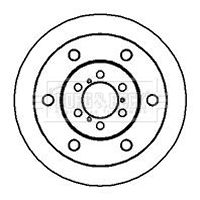 Tarcza hamulcowa BORG & BECK BBD5920S
