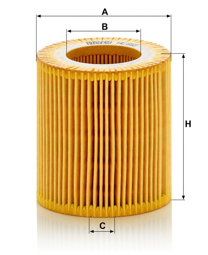 Levně Olejový filtr MANN-FILTER HU 816 x