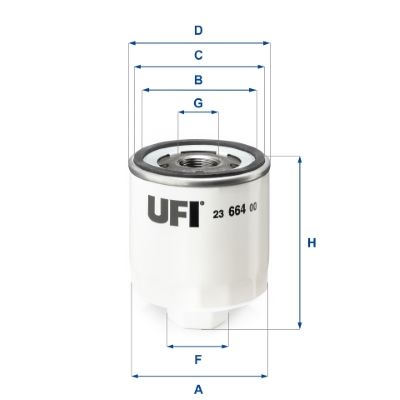 Filtru ulei UFI 23.664.00