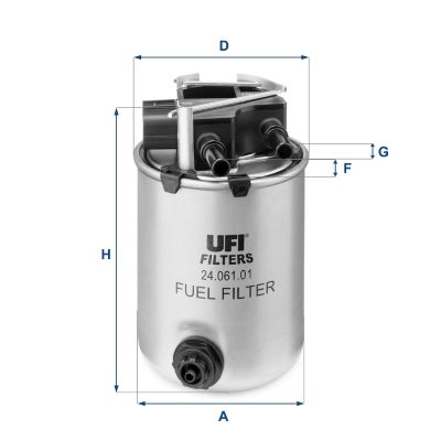 Palivový filter UFI 24.061.01