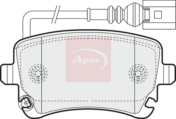 Apec - Rear Brake Pad Set