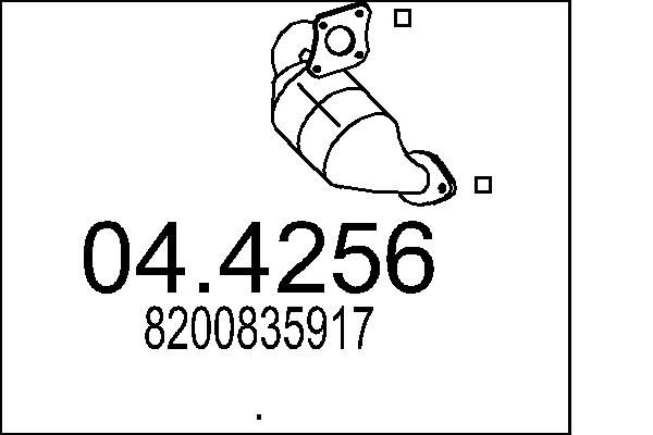 Katalizator MTS 04.4256