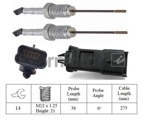 czujnik, temperatura spalin INTERMOTOR 27402
