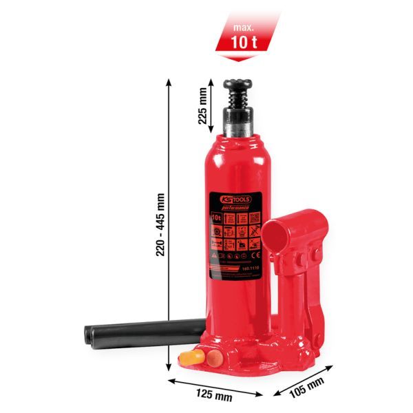 E-shop podkladací piestový zdvihák KS TOOLS 160.1110