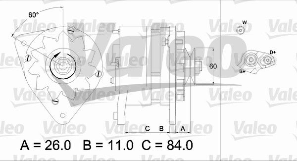 Alternator VALEO 436774