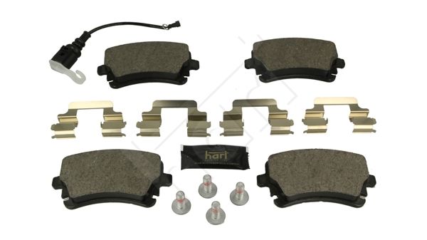 Zestaw klocków hamulcowych, hamulce tarczowe HART 248 999