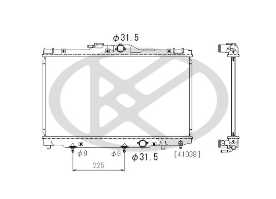 Radiator, racire motor KOYORAD PL010653