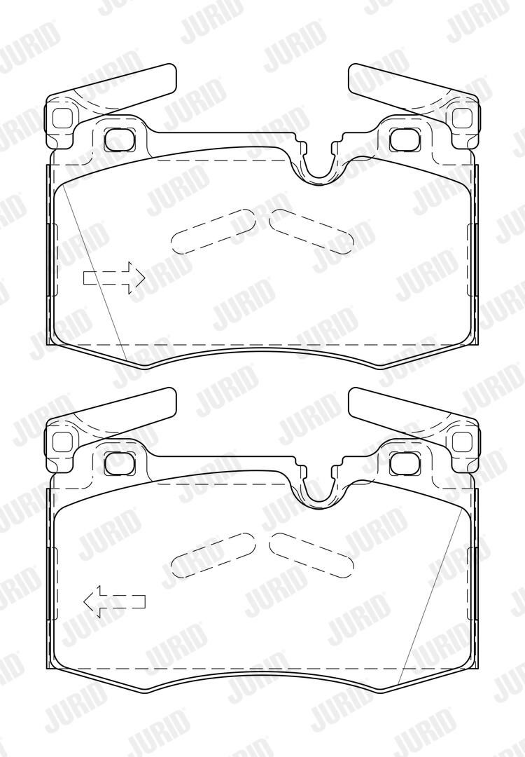 Piduriklotsi komplekt,ketaspidur