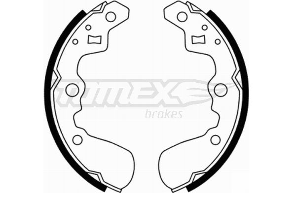 Levně Sada brzdových čelistí TOMEX Brakes 2189