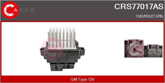 Odpor vnútorného ventilátora CASCO CRS77017AS