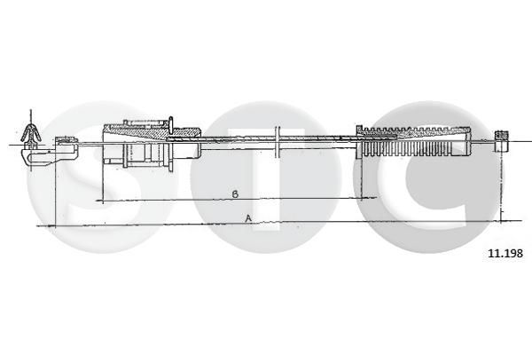 Linka gazu STC T480879
