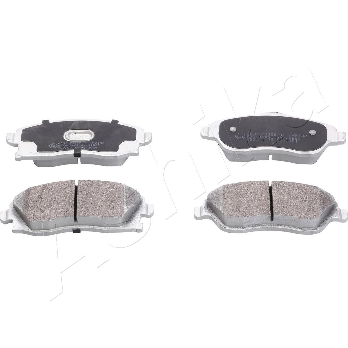 set placute frana,frana disc ASHIKA 50-00-0031