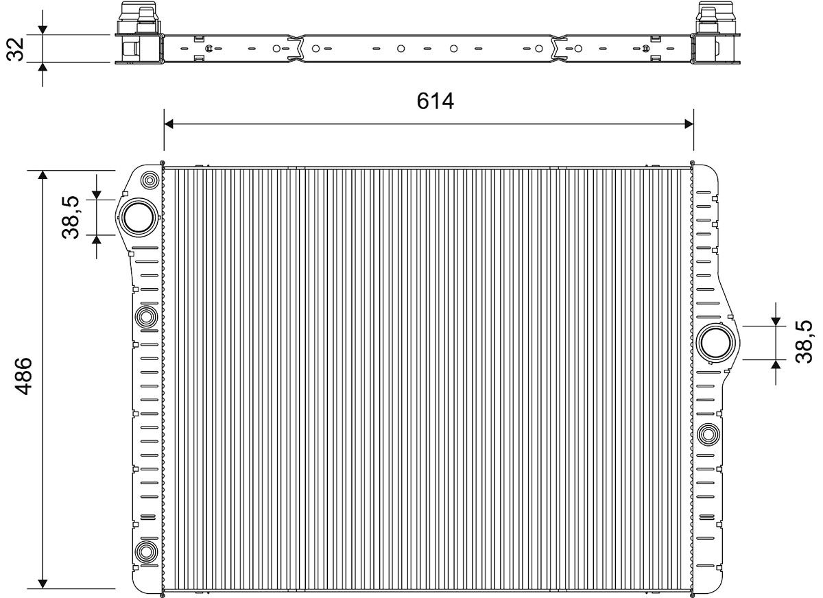 Radiateur, refroidissement du moteur