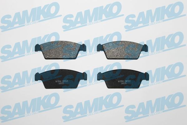 Levně Sada brzdových destiček, kotoučová brzda SAMKO 5SP213