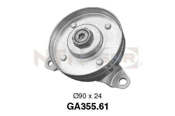 Rolka napinacza, pasek klinowy wielorowkowy SNR GA355.61