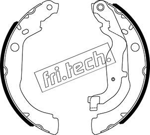 Zestaw szczęk hamulcowych FRI.TECH. 1088.244