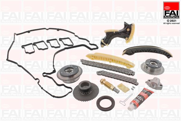Zestaw łańcucha rozrządu FAI AUTOPARTS TCK380VVT