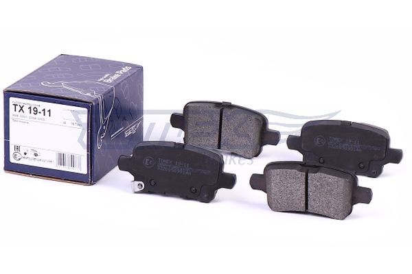Levně Sada brzdových destiček, kotoučová brzda TOMEX Brakes 19-11