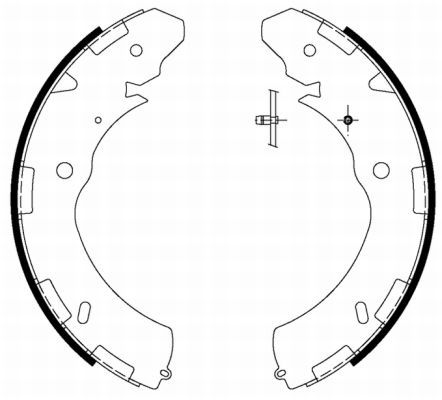 Zestaw szczęk hamulcowych MINTEX MFR653