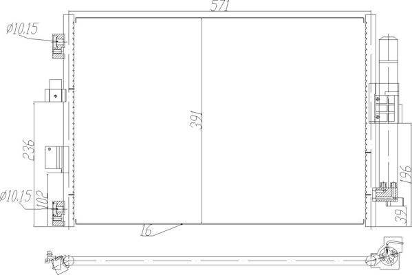 Skraplacz, klimatyzacja HART 623 859