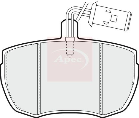 Apec - Front Brake Pad Set