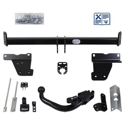 Zestaw zaczepu przyczepy RAMEDER 104429