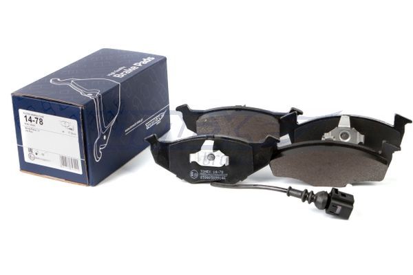 Levně Sada brzdových destiček, kotoučová brzda TOMEX Brakes 14-78