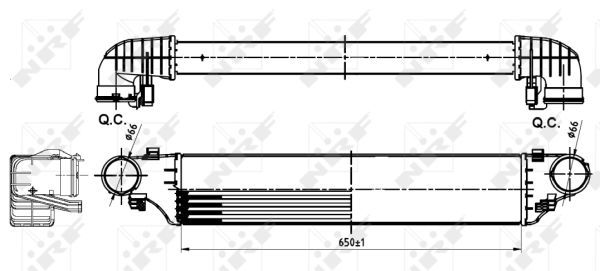 Kompressoriõhu radiaator