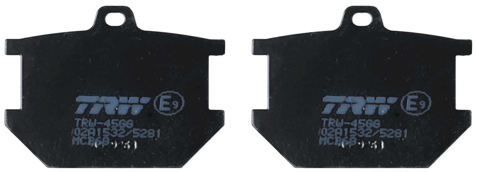 set placute frana,frana disc TRW Organic Allround MCB68