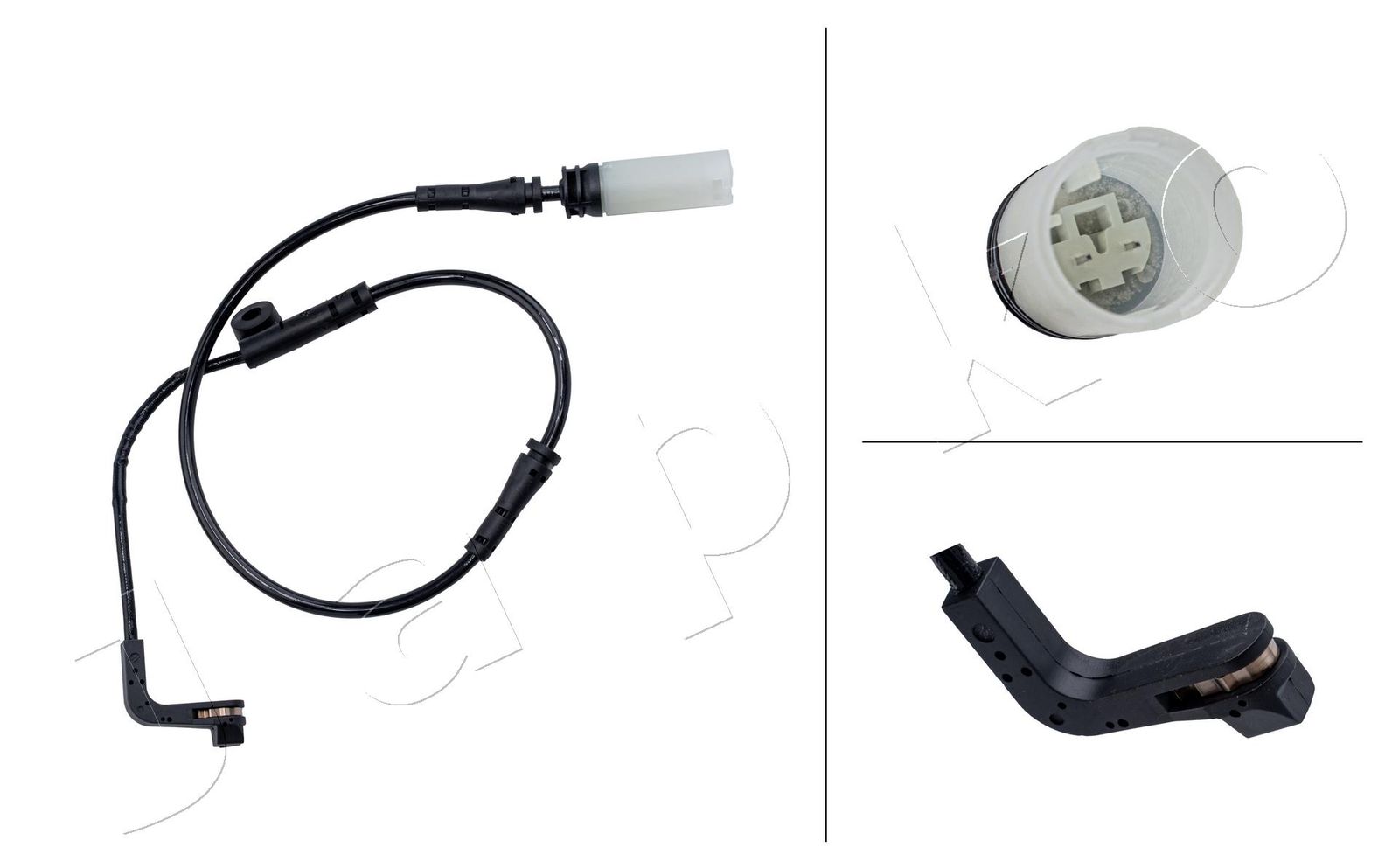 Styk ostrzegawczy, zużycie okładzin hamulcowych JAPKO BPW-043