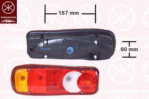 Lampa tylna zespolona KLOKKERHOLM 20970715