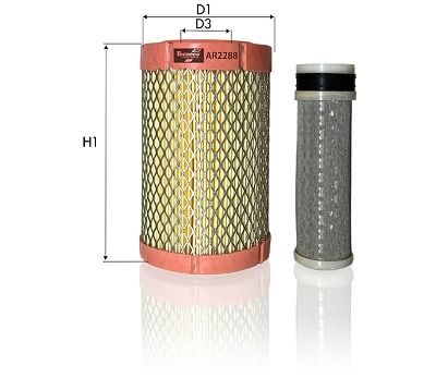 Filtr powietrza TECNECO FILTERS AR2288