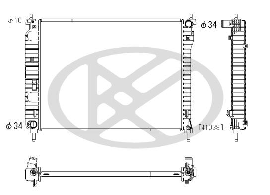 Radiator, racire motor KOYORAD PL313207