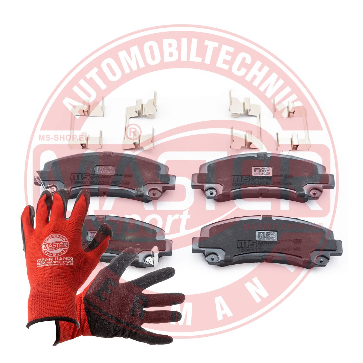 Zestaw klocków hamulcowych, hamulce tarczowe MASTER-SPORT GERMANY 13046135452N-SET-MSP