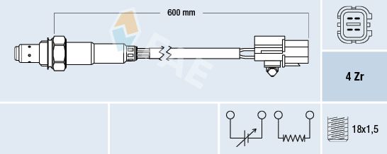 Sonda lambda FAE 77688